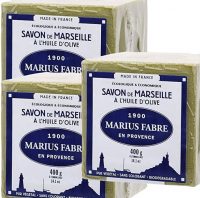 Afrique du Sud, les équipements indispensables De la marque Marius Fabre - SAVON DE MARSEILLE - l'Huile d'Olive Cube de 400 Gr - Lot de 3 Cubes 400 Gr